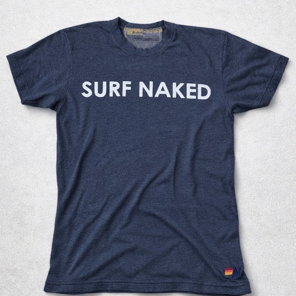 Aviator Nation Tops - Aviator Nation Navy Surf Naked Tee